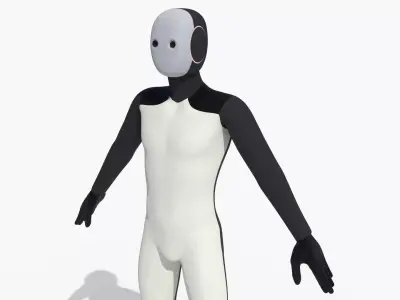 Humanoid Robot 3D model 3