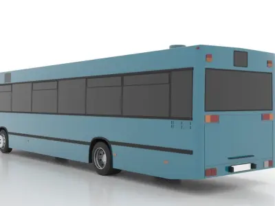 Mercedes-Benz O405N1-5 Low Low-poly 3D model