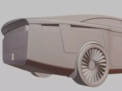 Sport Coupe Four Door Performance Sedan 3D Printable 3D print model