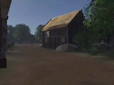 Medieval Village Overview 3D model
