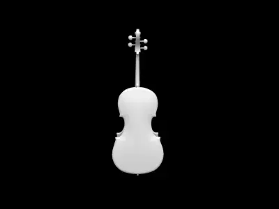 Cello Violin Low-poly 3D model
