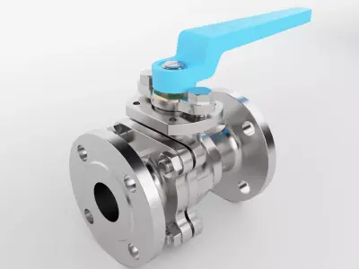 GATE VALVE  3D model by tiger-fire
