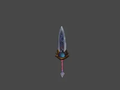 Zeloeman Sword A 28 Low-poly 3D model