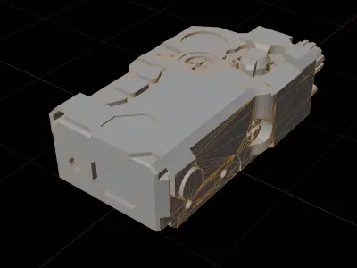 RAID Xe Low Power MOA - Game-Ready Tactical Scope Attachment Low-poly 3D model