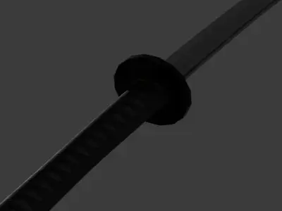 Katana Game Ready Madspark Unity Low-poly 3D model