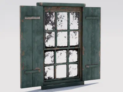 Window Low-poly 3D model purchase