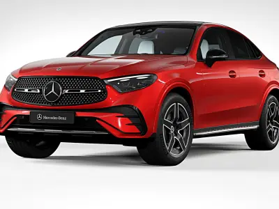 2024 Mercedes-Benz GLC Coupe 400e 3D model purchase