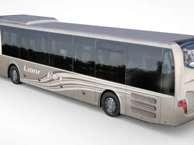 Setra TopClass S 417 Low-poly 3D model