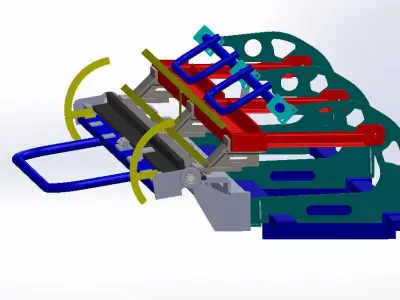 METAL SHEET MANUAL FOLDING BRAKE Free 3D model