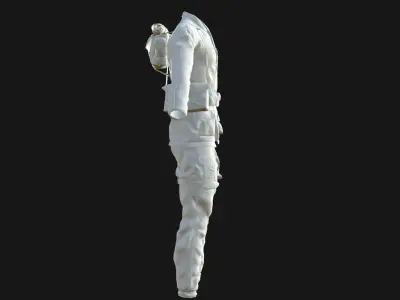Military uniform 3D model