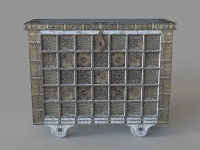 Chatham 5 Drawer Accent Chest 3D model