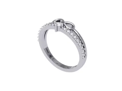 Wedding Ring  3D print model 206