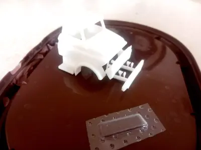 1964 GMC B7000 truck cab 3D print model