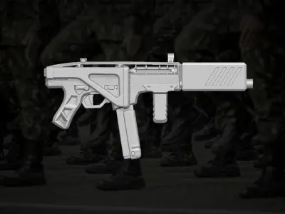 Cyber Punk Accessory Collection for Action Figures 3D print model