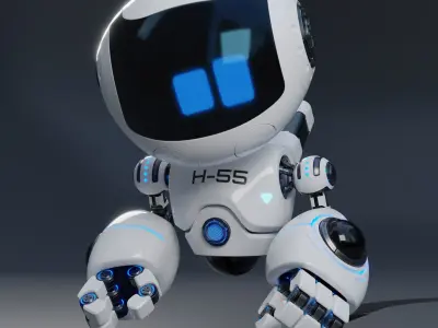Space Robot 4 3D model