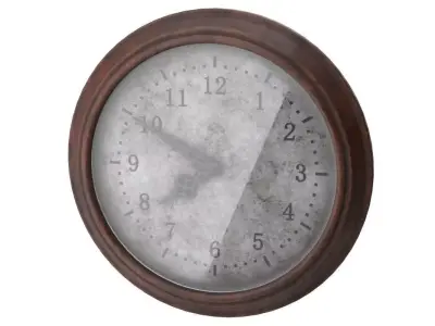 Antique Wall Clock  3D model