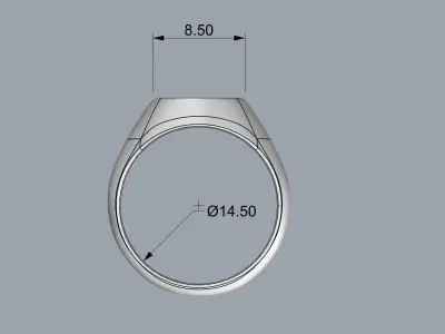 Signet Ring Free 3D print model