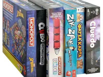 Board Games Pack 8 3D model