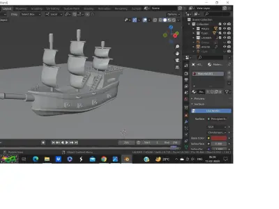 PIRATE SHIP Free 3D model purchase
