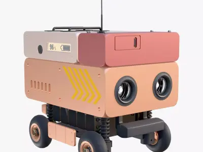 Autonomous Delivery Robot M1 3D model