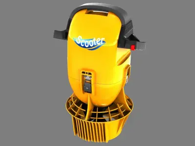 Diving Scooter Realistic 3D model