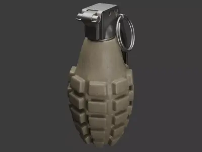 MK2 Grenade 3D model