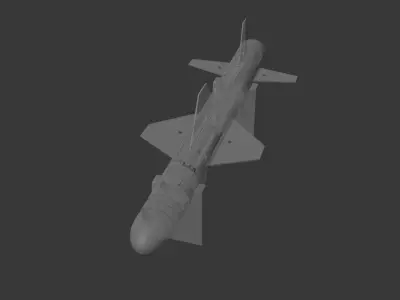 Missile 3D model purchase