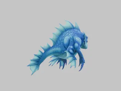 Aqua Terror 3D Model Low-poly 3D model