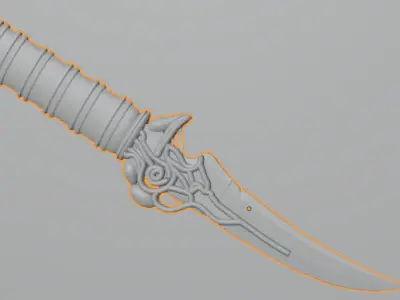 knife model 3D model