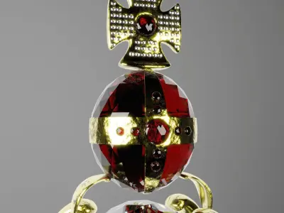 Scepter 3d model 3D model