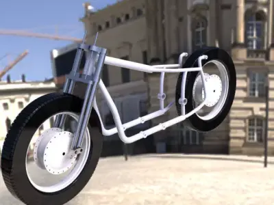 Dnepr motorcycle Free 3D model