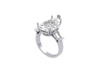 Wedding Ring  3D print model 321