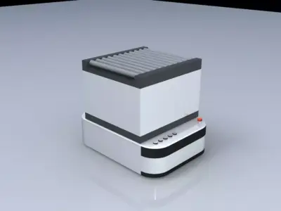 AGV smart robot 3D model