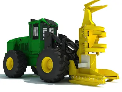 Green Heavy Bunchler 3D model