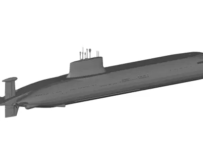 Submarine 3D model shop