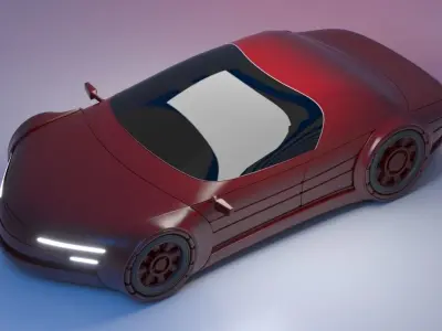 Future Car 25 3D model