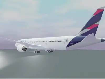 Boeing 787-9 dreamliner Multi livery pack 5 liveries Low-poly 3D model