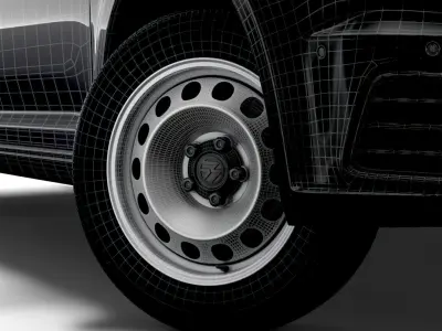 Volkswagen Caddy Startline 2020 wheel 3D model