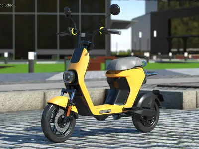 Electric Moped 3D model