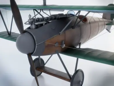 Albatros DV 3D model get
