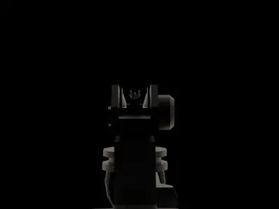 M16A2 Low-poly 3D model