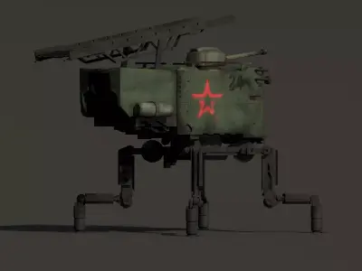 CV-26 Katiusha Low-poly 3D model
