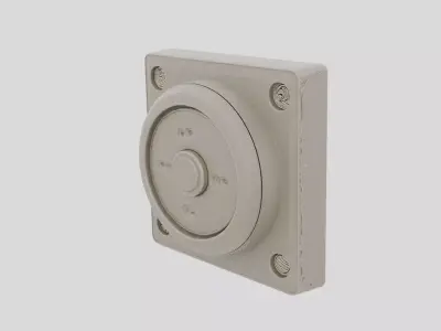 Industrial Machine Emergency Stop Button Housing for 3D print 3D model