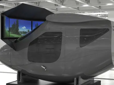Flight Simulator System 3D model