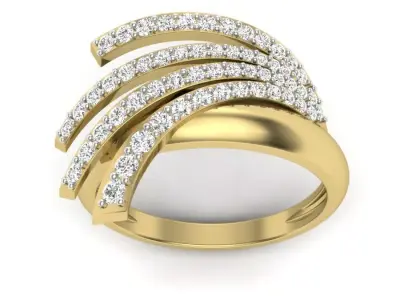 Women ring 3dm Render details 3D print model