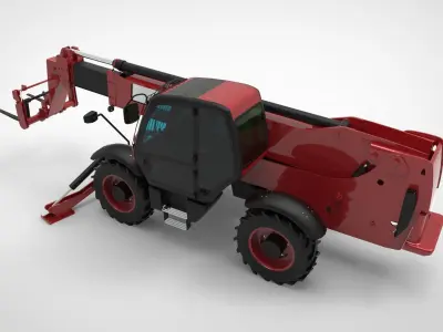 Telehandler forklift  3D model