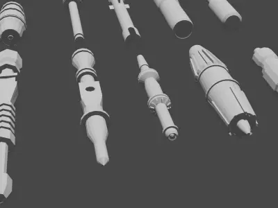 TECH KitBash 01A 3D model