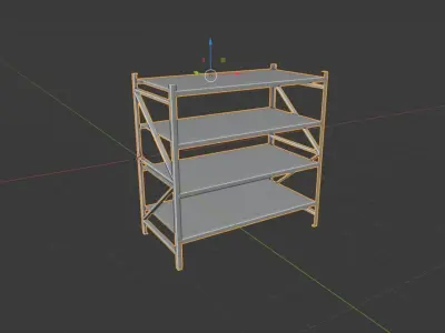 Industry shelving Free 3D model