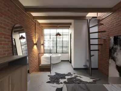 Boutique Hotel Design 3D model