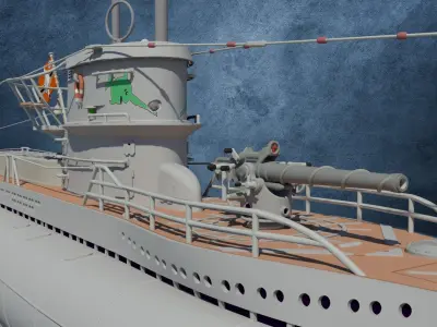 U-Boot TYP VIID 3D model